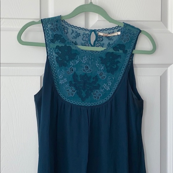 MINT by Jodi Arnold Green Silk Dress Size 8 - Picture 2 of 13